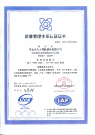 Quality Management System Certification