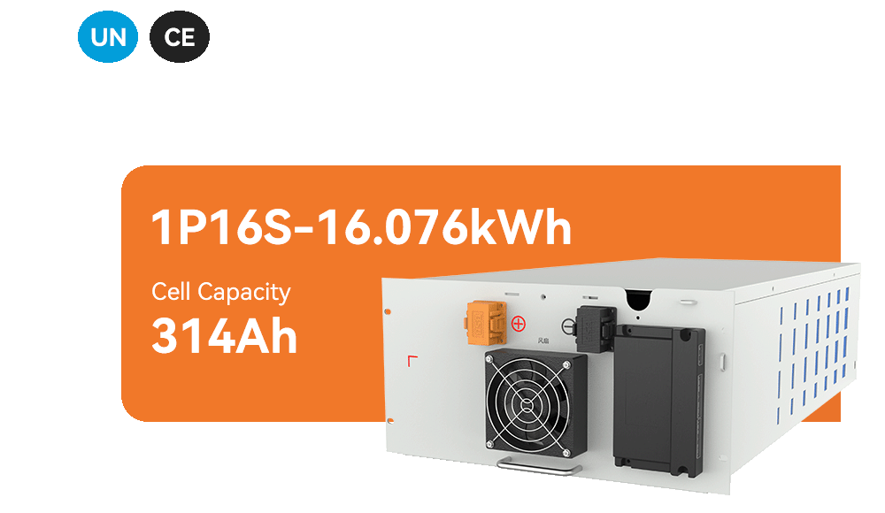 16.076kWh Air-cooled Lithium ion Battery Pack