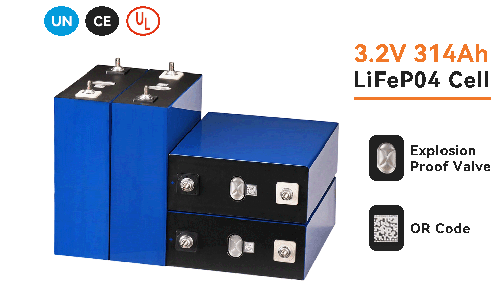 314Ah Grade A Prismatic Lithium Ion Battery