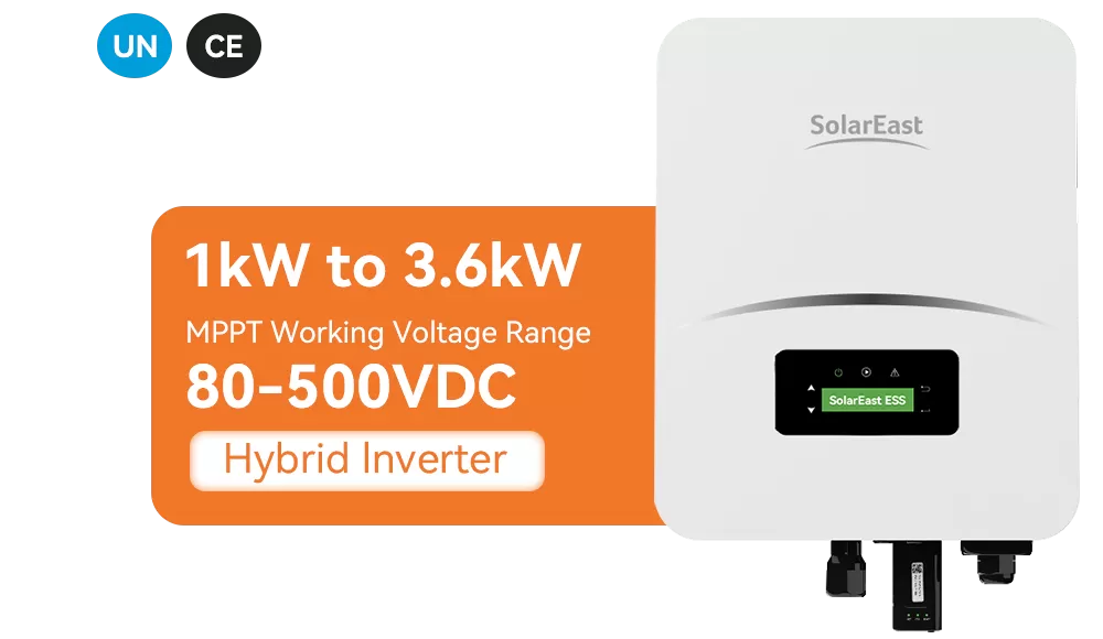 Single-phase Hybrid Inverter 1kW to 3.6kW
