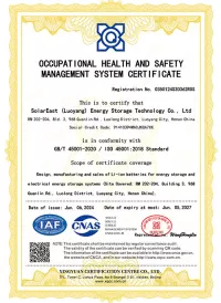 ISO 45001 Certification