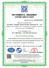 ISO 14001 Certification