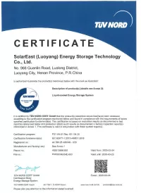 Liquid-cooled Energy Storage System IEC62477