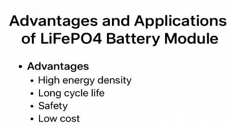 Advantages and Applications of LiFePO4 Battery Module