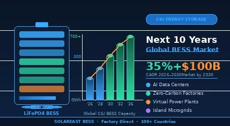 The Next 10 Years of Global C&I Energy Storage: Market Trends, Key Scenarios & Who Will Lead