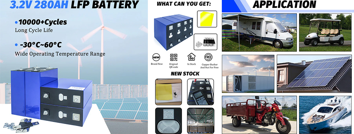 280Ah Prismatic Lithium Ion Battery